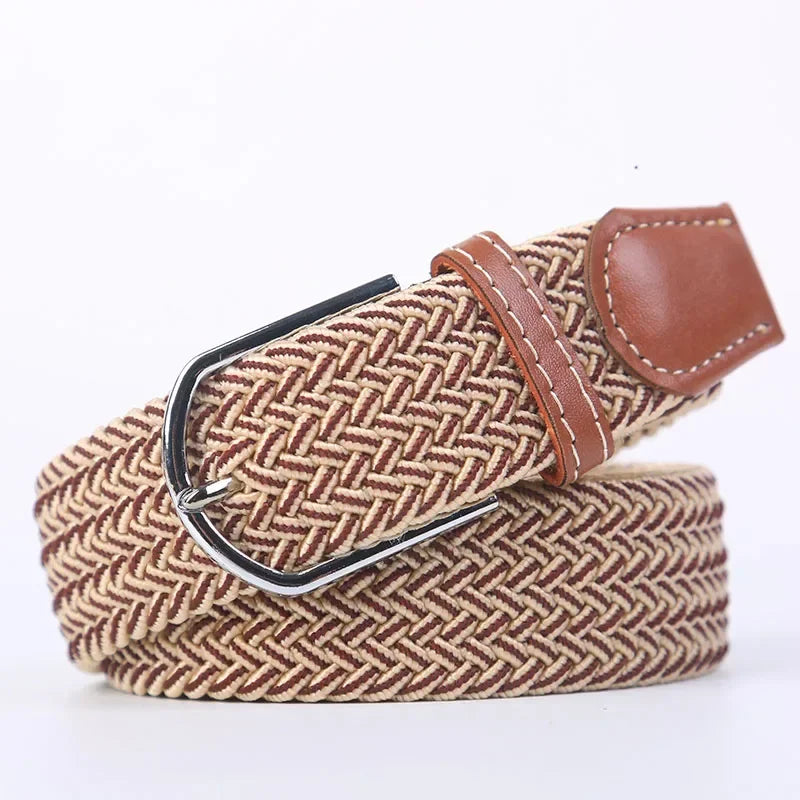 Unisex Braided Canvas Belt
