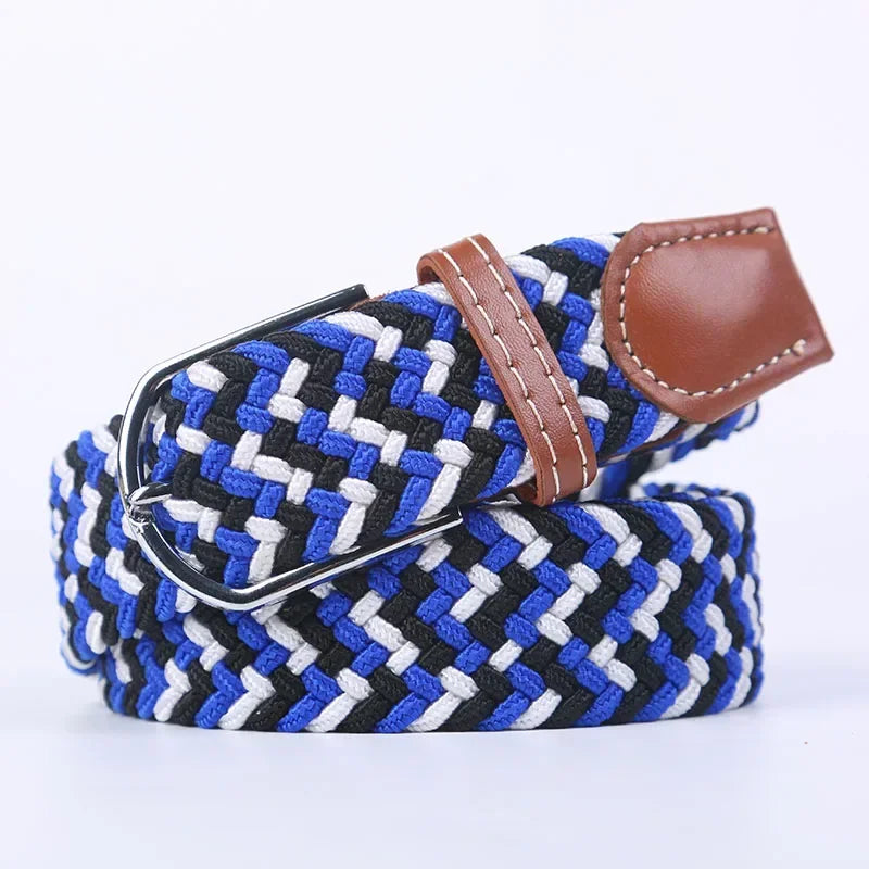 Unisex Braided Canvas Belt