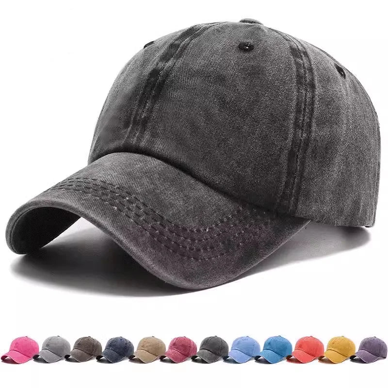 Unisex Washed Baseball Cap