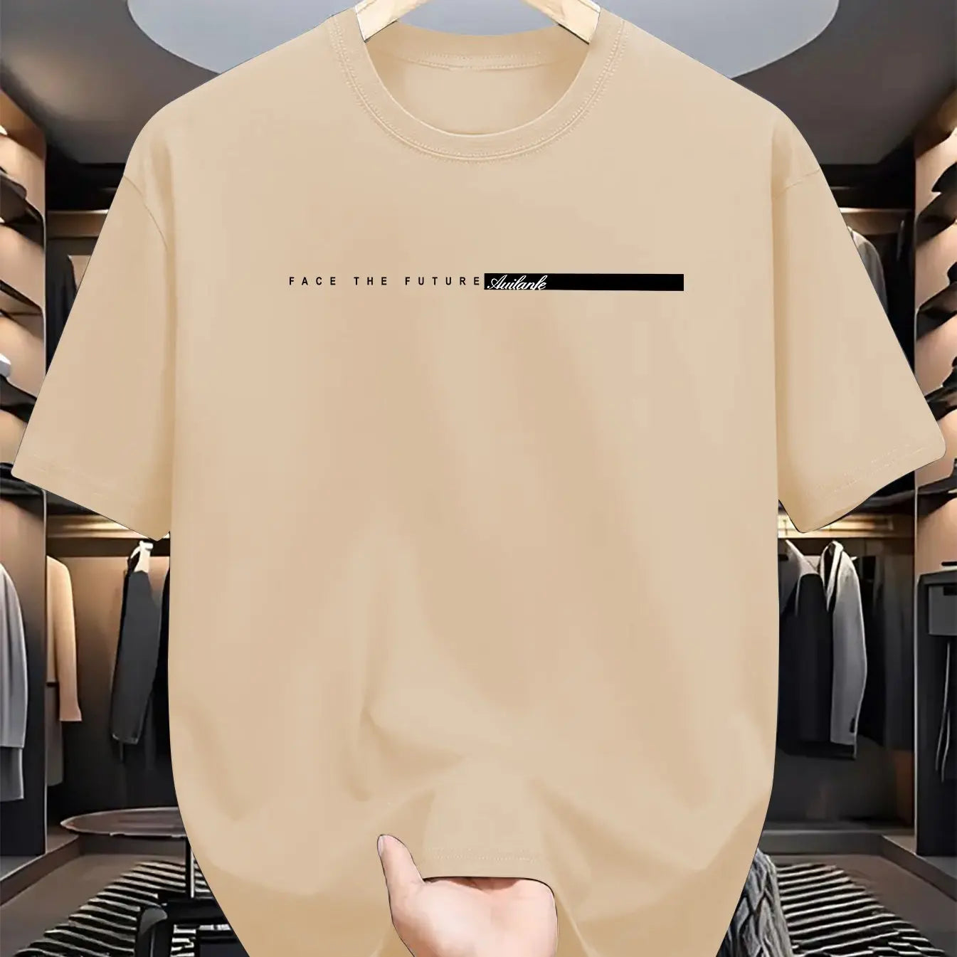 Men's Graphic Print Oversized T-Shirt