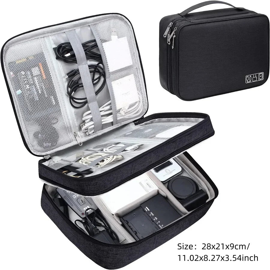 Travel Cable Organizer Bag