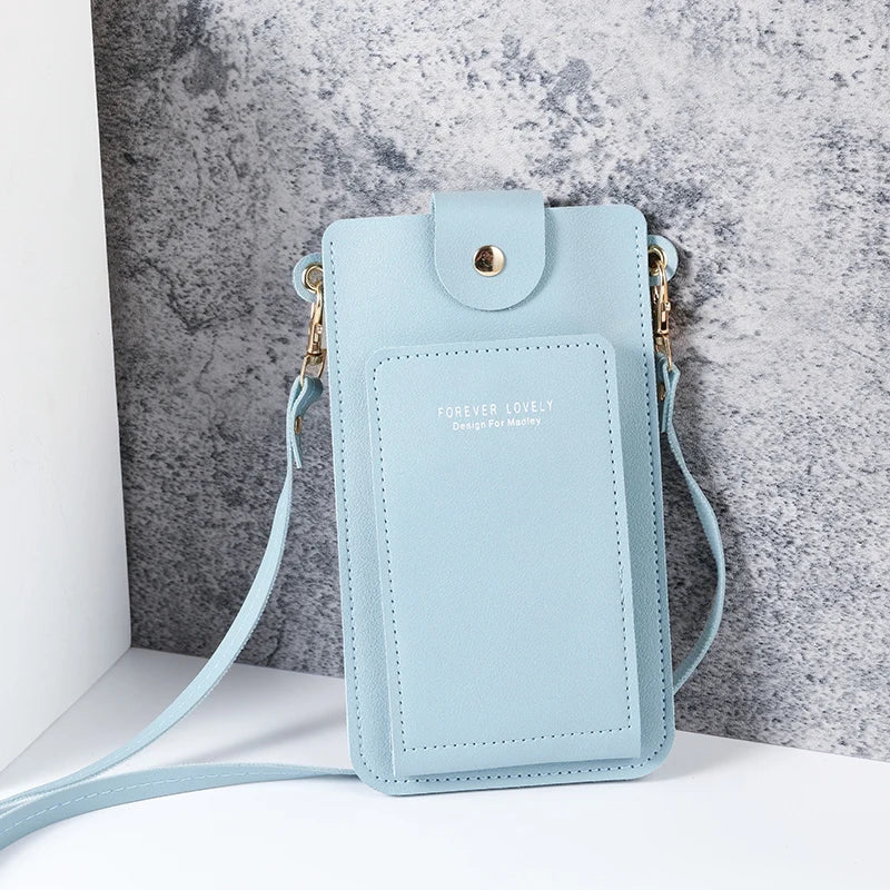 Women's Solid Color Phone Sling Bag – Lightweight Crossbody Shoulder Bag