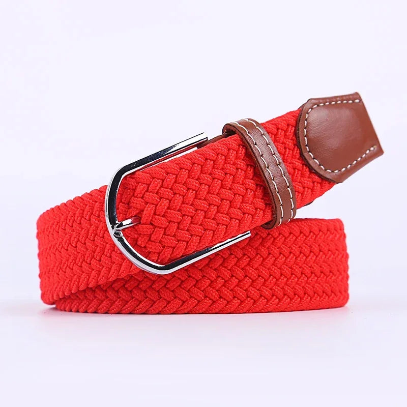 Unisex Braided Canvas Belt