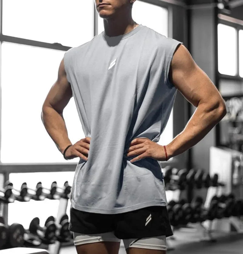 Men's Mesh Sleeveless Gym Vest