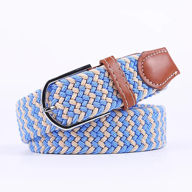 Unisex Braided Canvas Belt