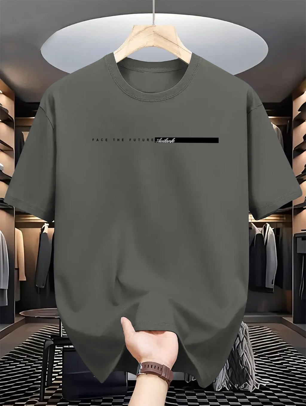 Men's Graphic Print Oversized T-Shirt