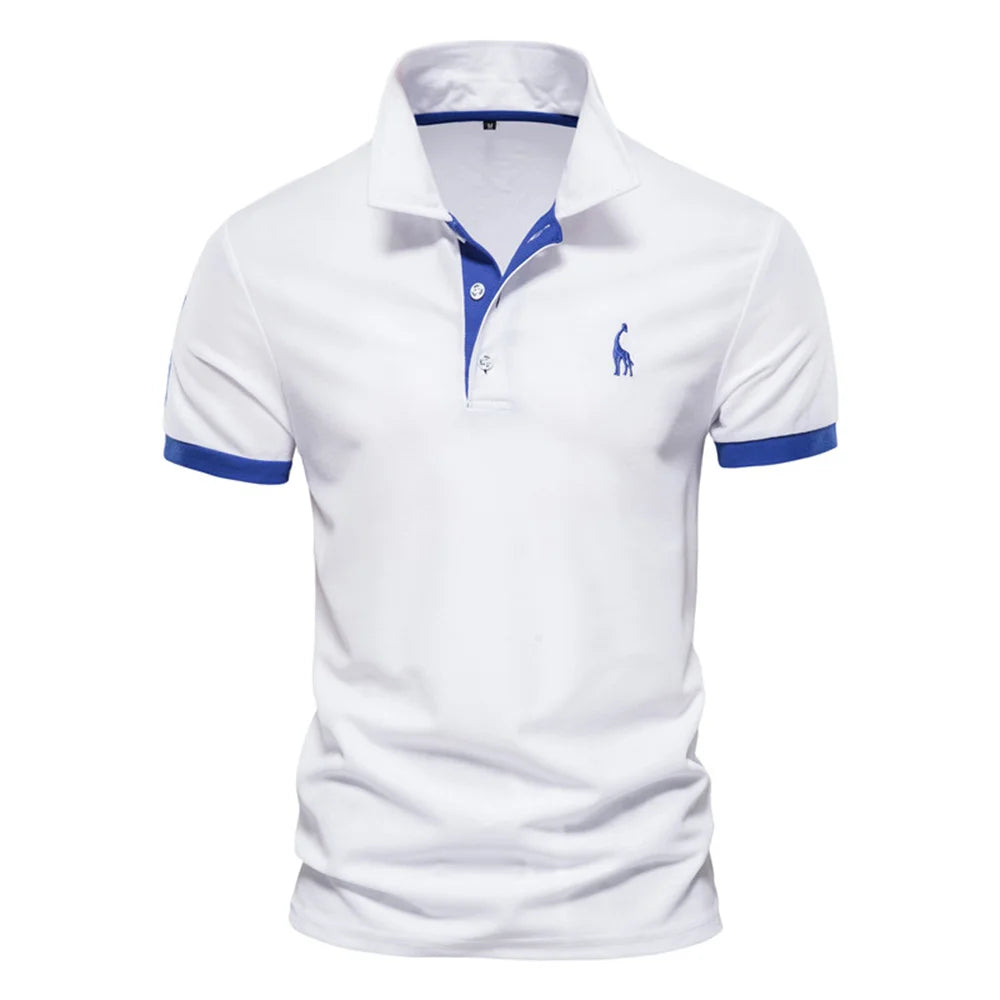 Men's Embroidered Polo Shirt