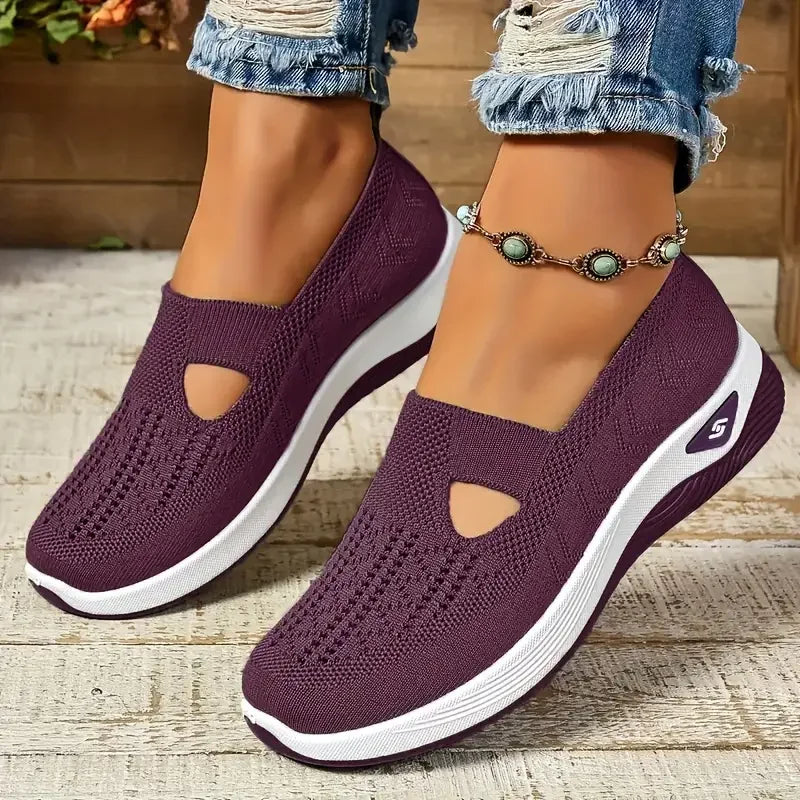 Women's Knit Casual Sneakers