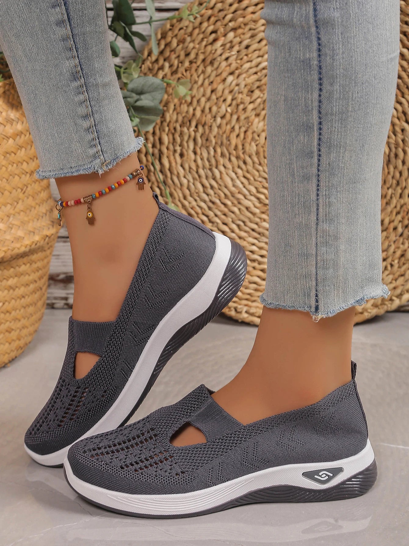 Women's Knit Casual Sneakers
