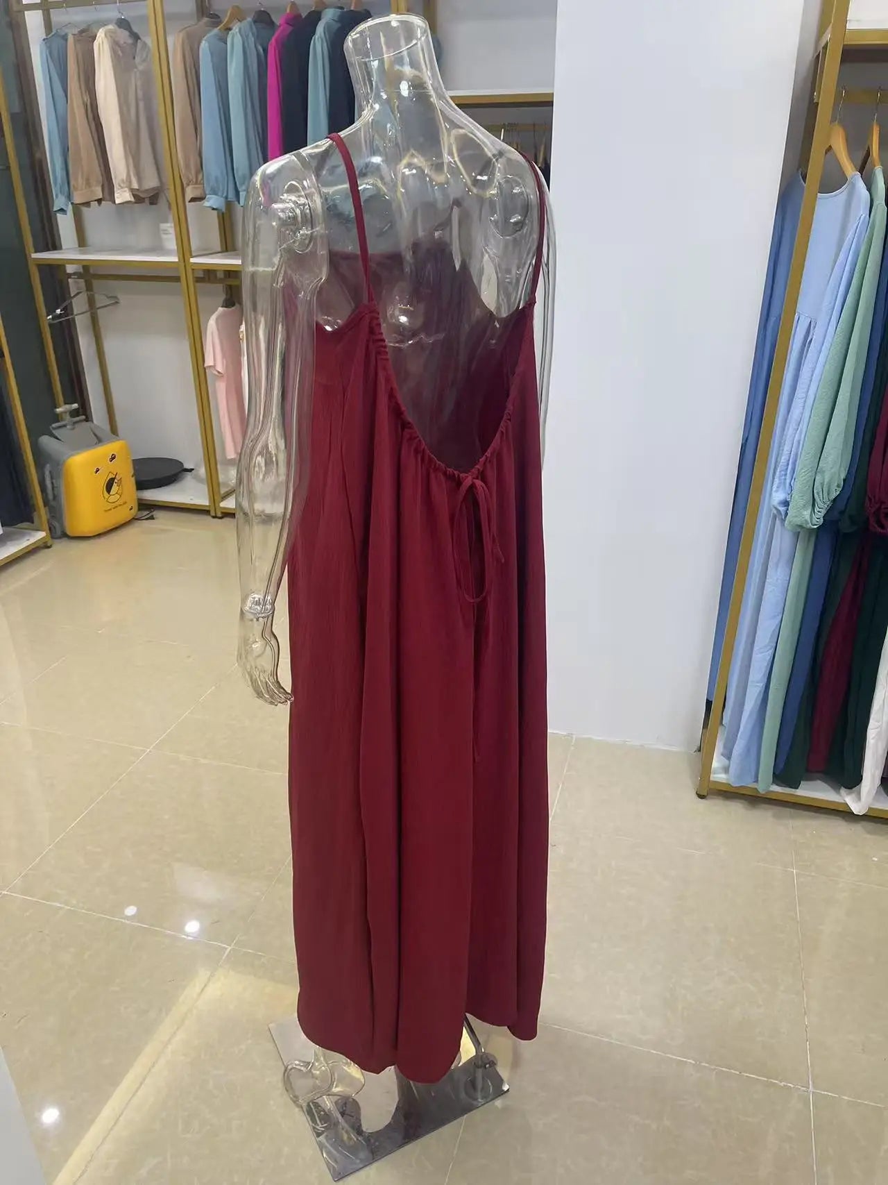 Women's Strapless Maxi Dress