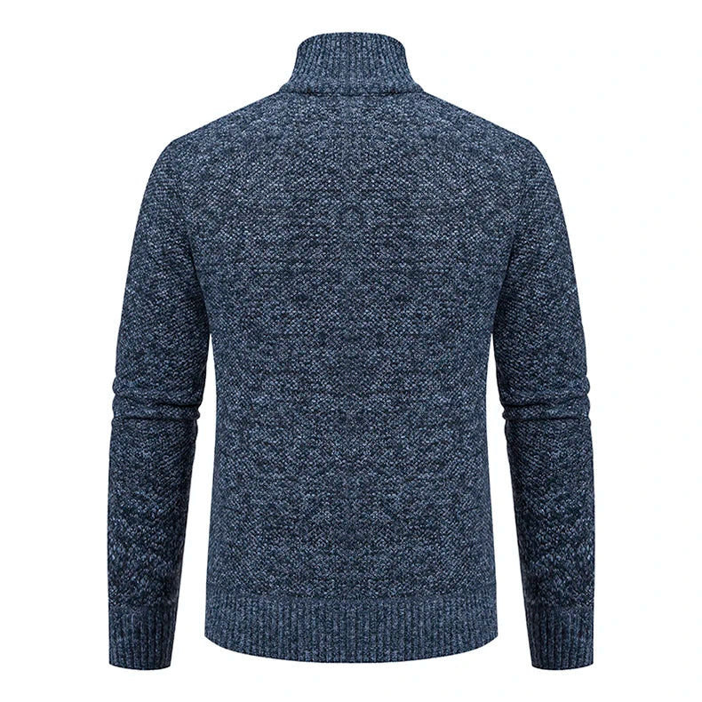 Men's Knit Zip Cardigan | Winter Sweater Jacket