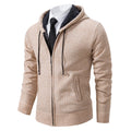 Men's Knit Zip Cardigan | Winter Sweater Jacket