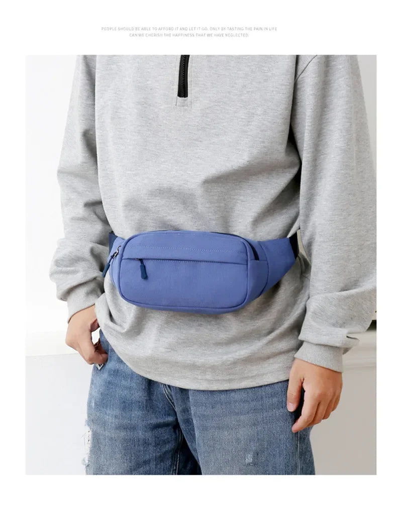Unisex Canvas Belt Bag