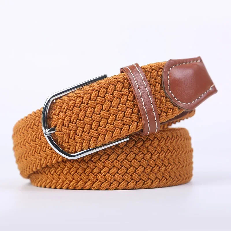 Unisex Braided Canvas Belt