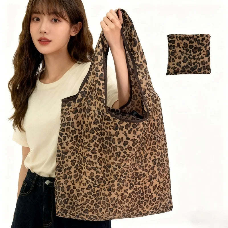 Leopard Print Tote Bag