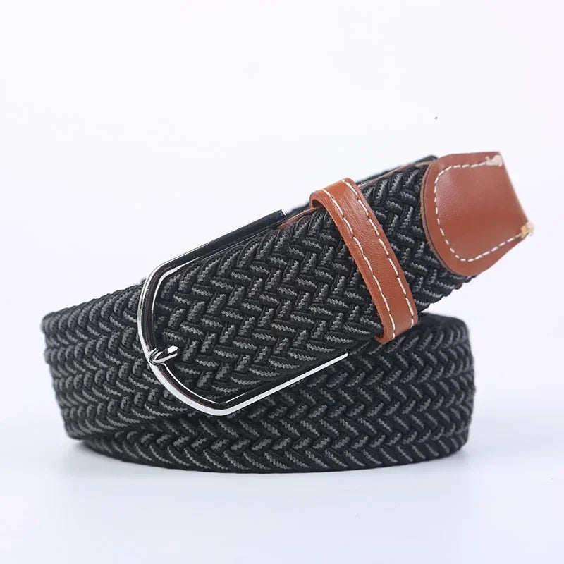 Unisex Braided Canvas Belt