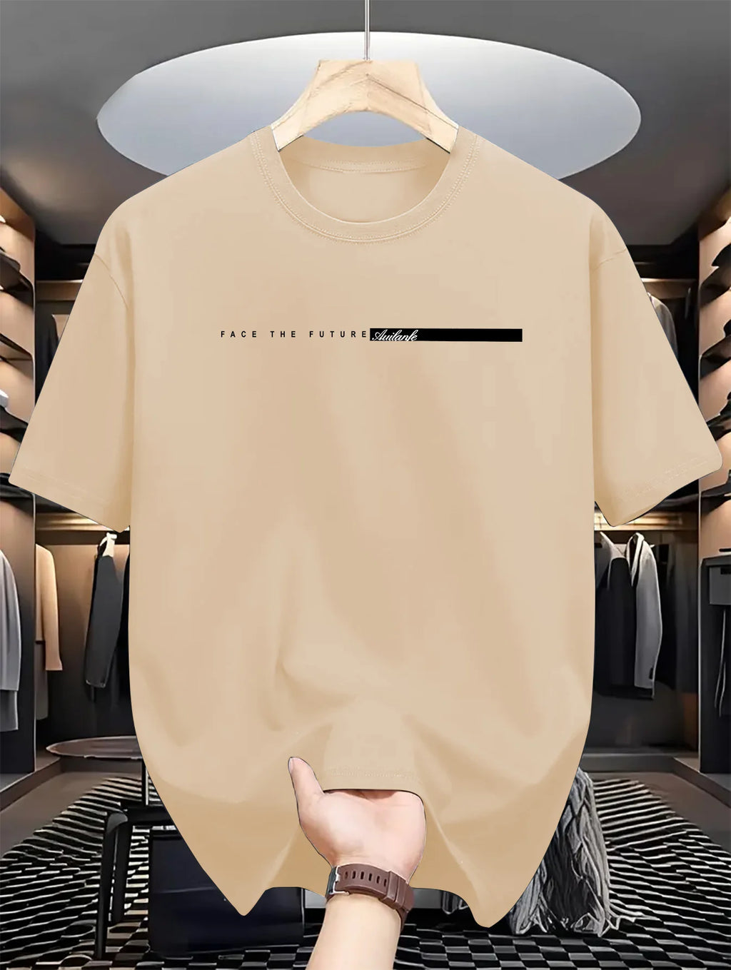 Men's Graphic Print Oversized T-Shirt