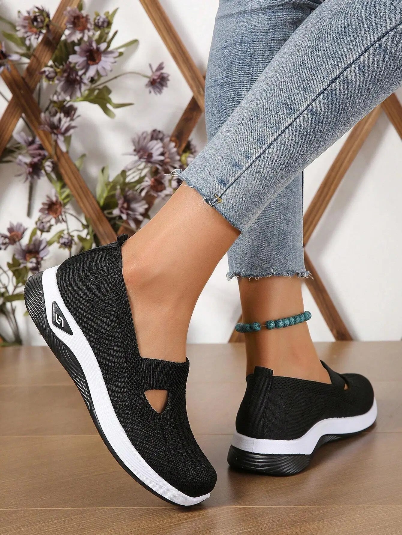Women's Knit Casual Sneakers