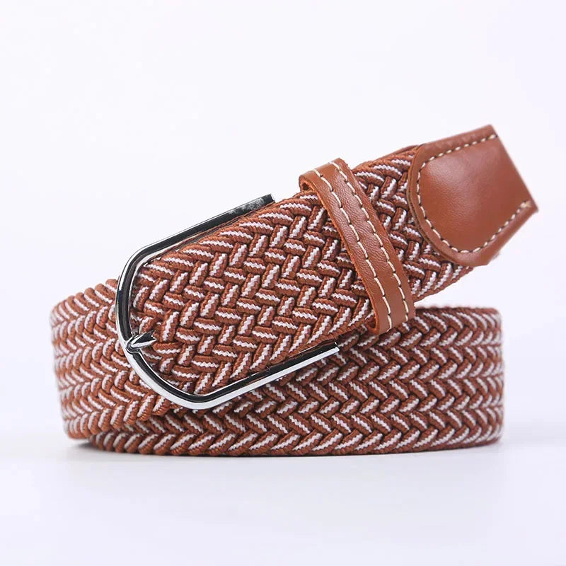 Unisex Braided Canvas Belt
