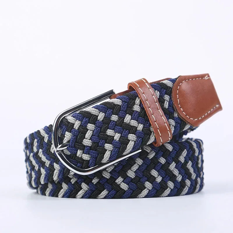 Unisex Braided Canvas Belt