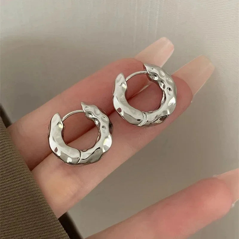 Stainless Steel Hoop Earrings – Set of 2 Pairs | Gold & Silver | Everyday Elegance