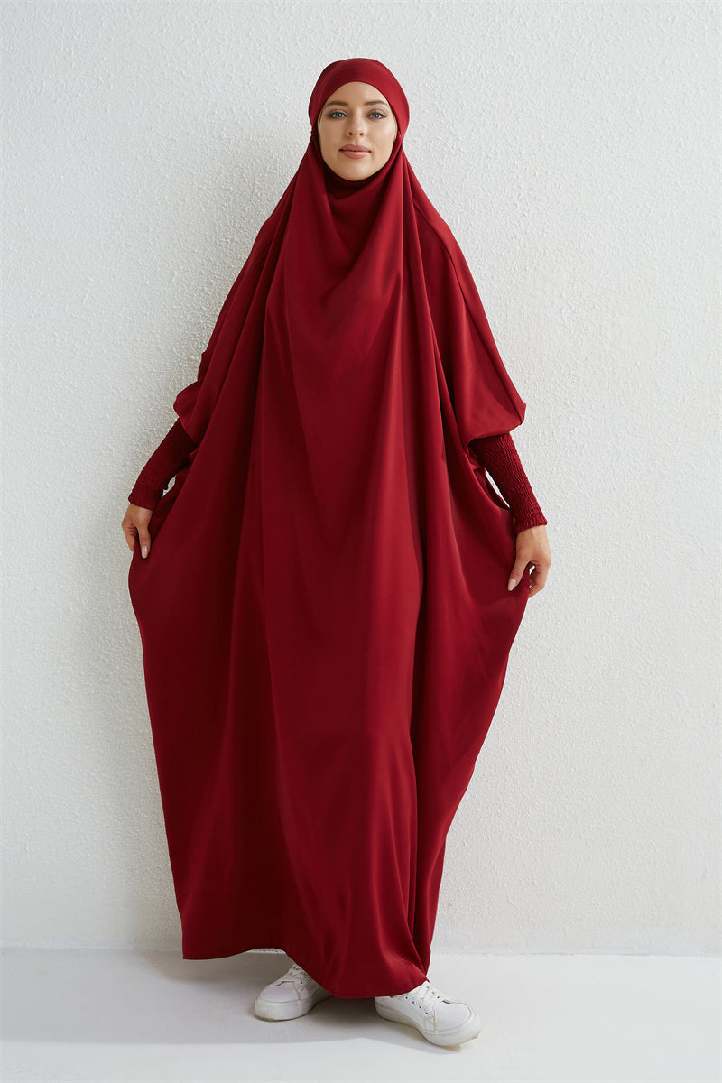Hooded Prayer Abaya Dress