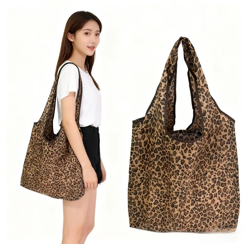 Leopard Print Tote Bag