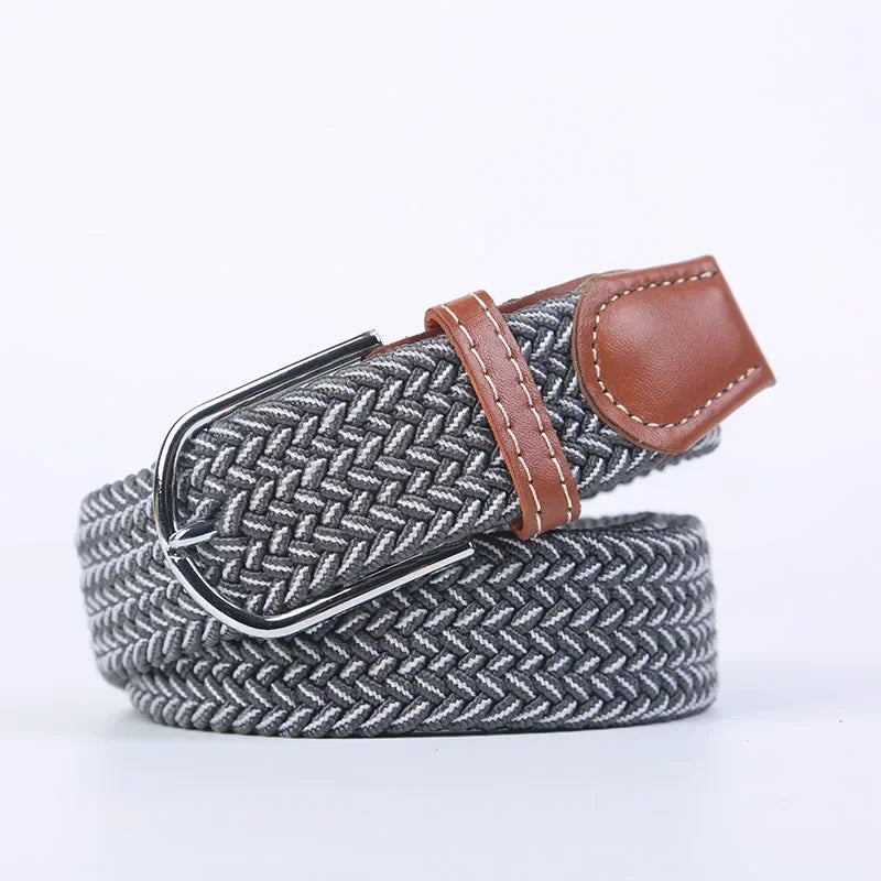 Unisex Braided Canvas Belt