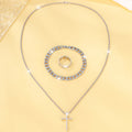 Men's Cross Jewelry Set