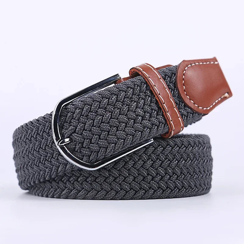 Unisex Braided Canvas Belt