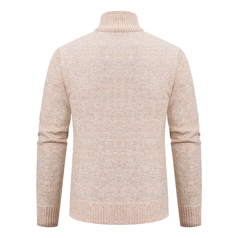 Men's Knit Zip Cardigan | Winter Sweater Jacket
