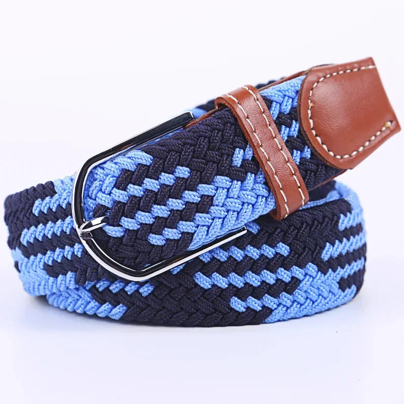 Unisex Braided Canvas Belt