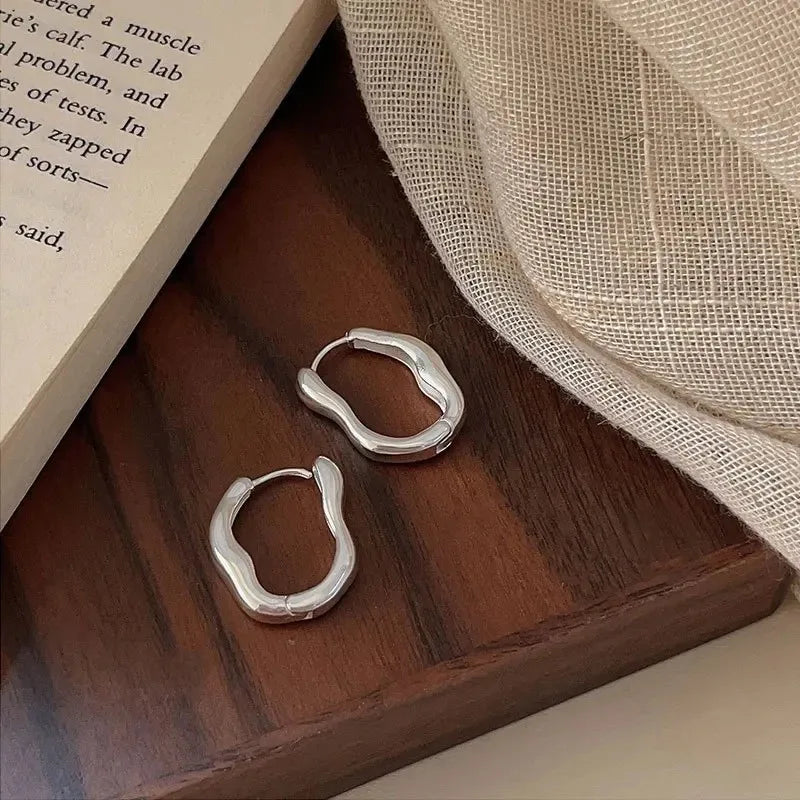 Stainless Steel Hoop Earrings – Set of 2 Pairs | Gold & Silver | Everyday Elegance