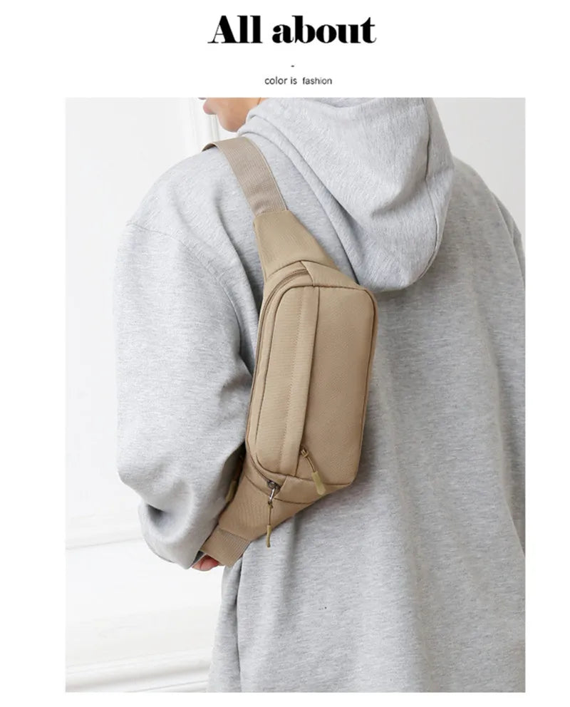 Unisex Canvas Belt Bag