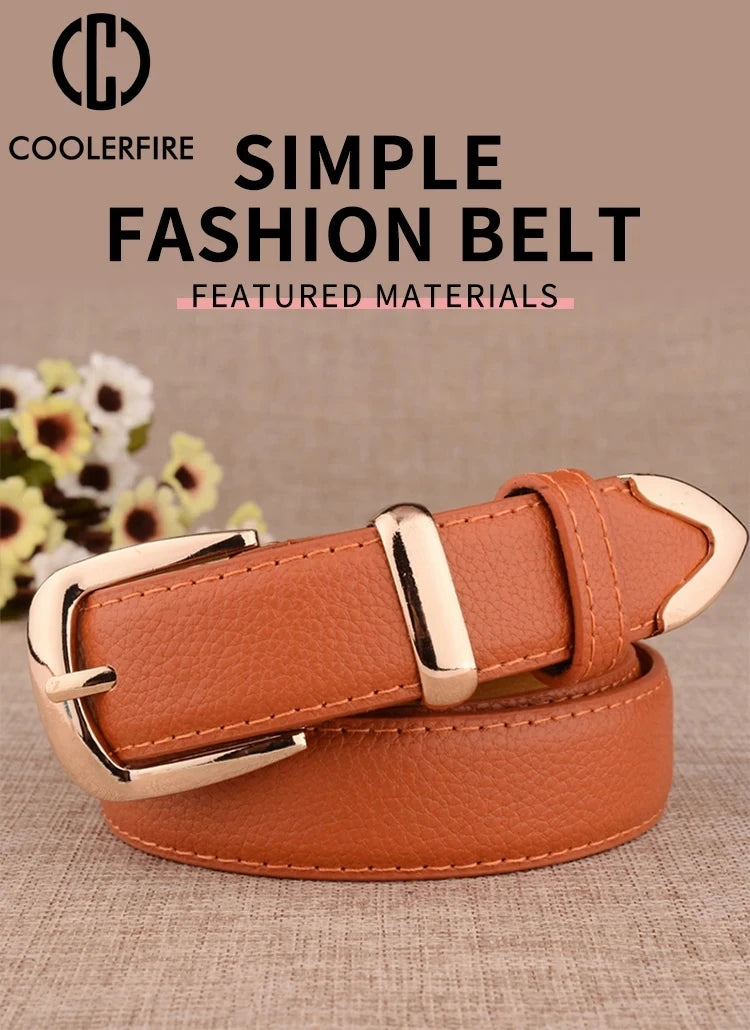 Women's Pin Buckle Belt