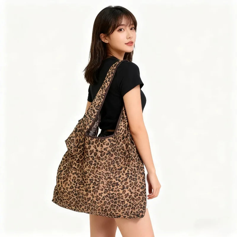 Leopard Print Tote Bag