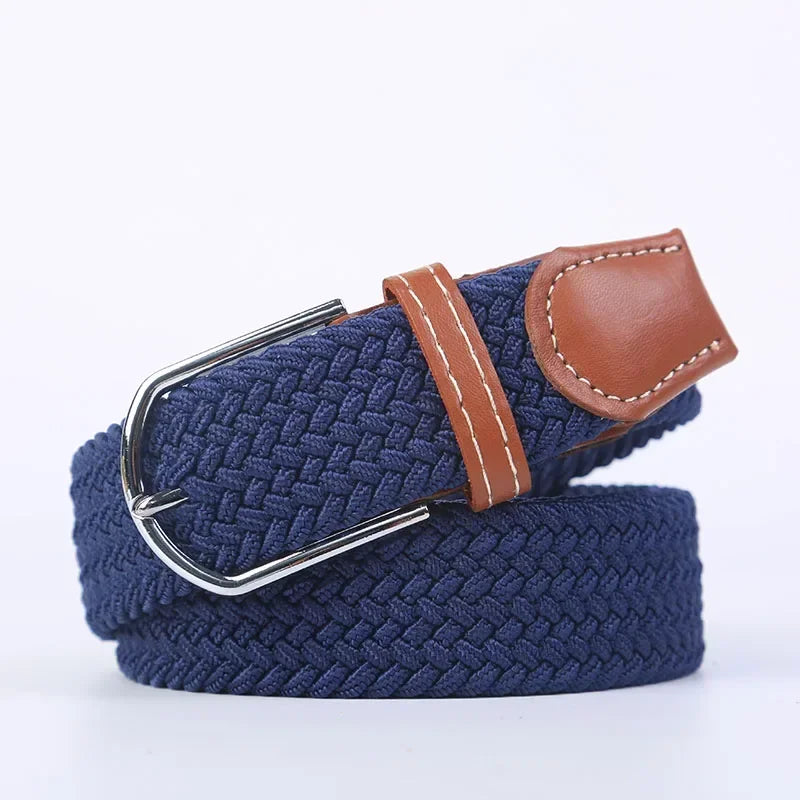 Unisex Braided Canvas Belt