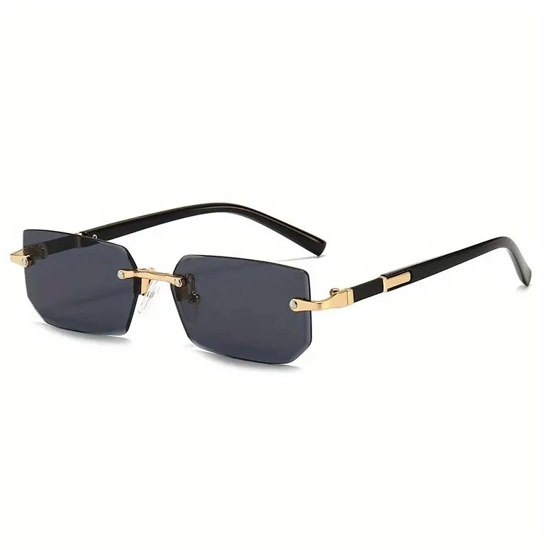 Unisex Rimless Square Sunglasses
