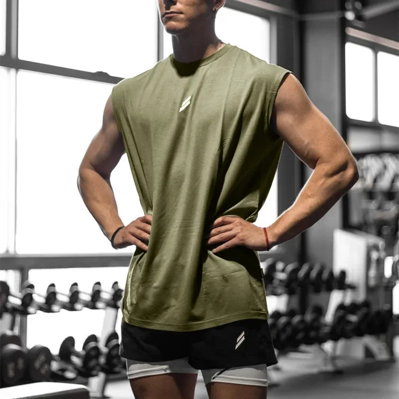 Men's Mesh Sleeveless Gym Vest