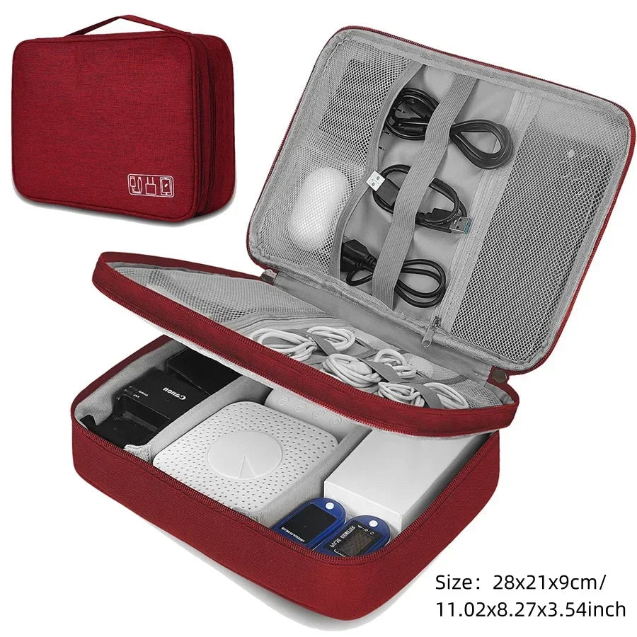Travel Cable Organizer Bag