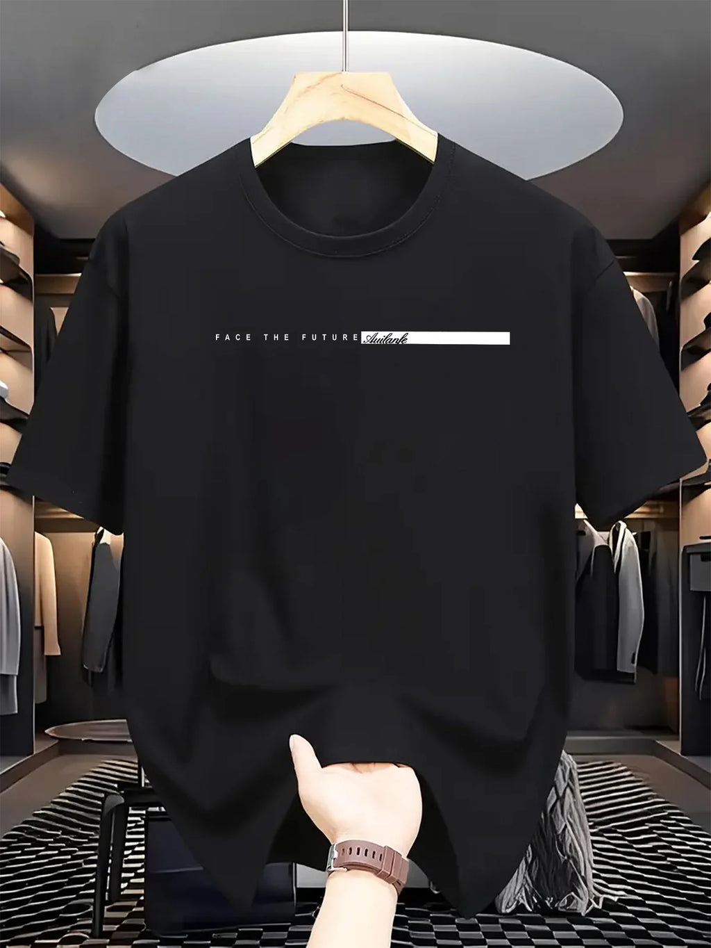 Men's Graphic Print Oversized T-Shirt