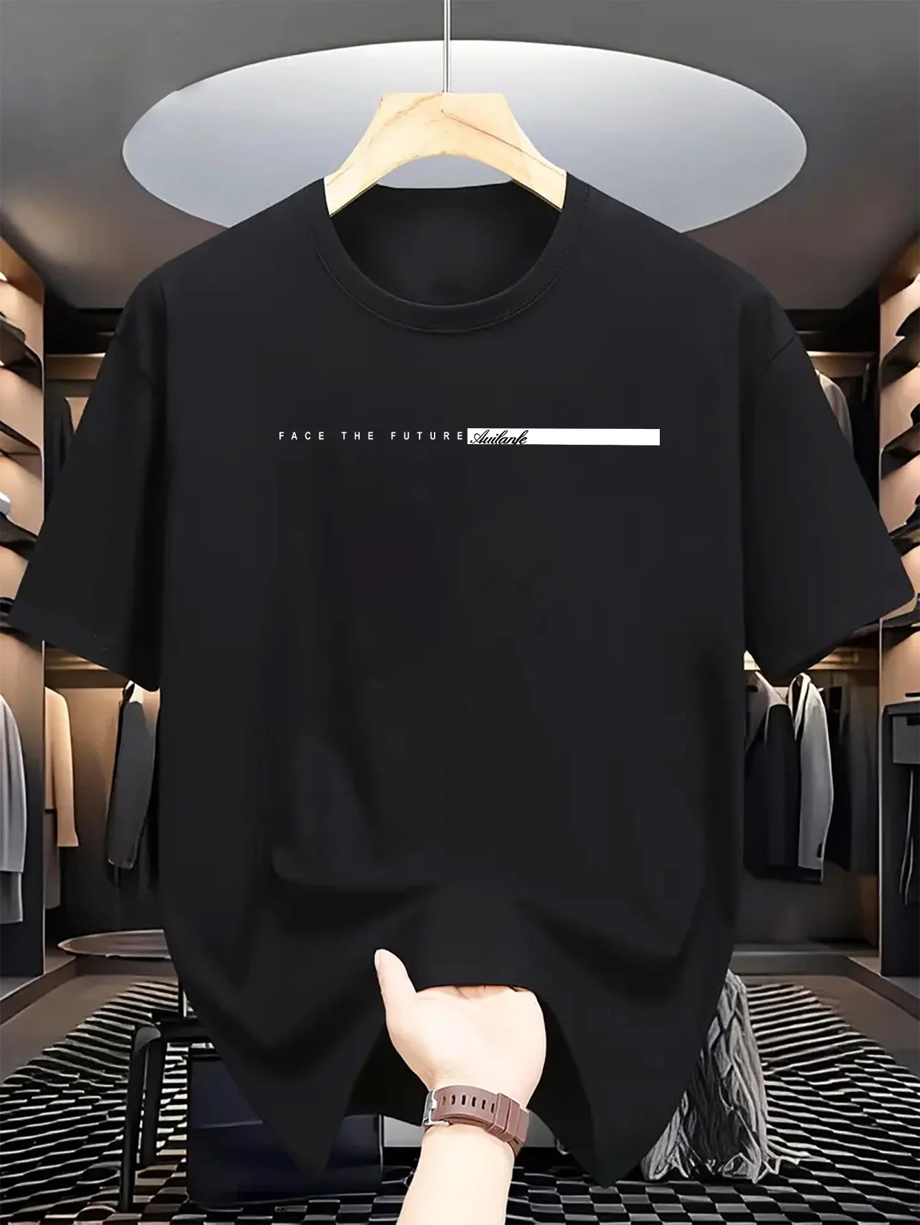 Men's Graphic Print Oversized T-Shirt
