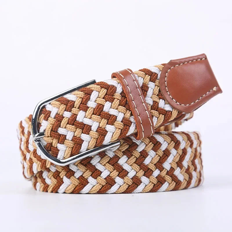Unisex Braided Canvas Belt