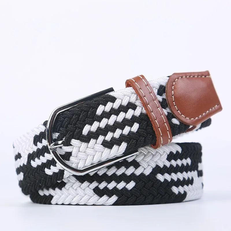 Unisex Braided Canvas Belt