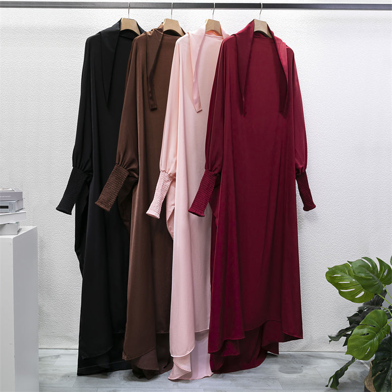 Hooded Prayer Abaya Dress