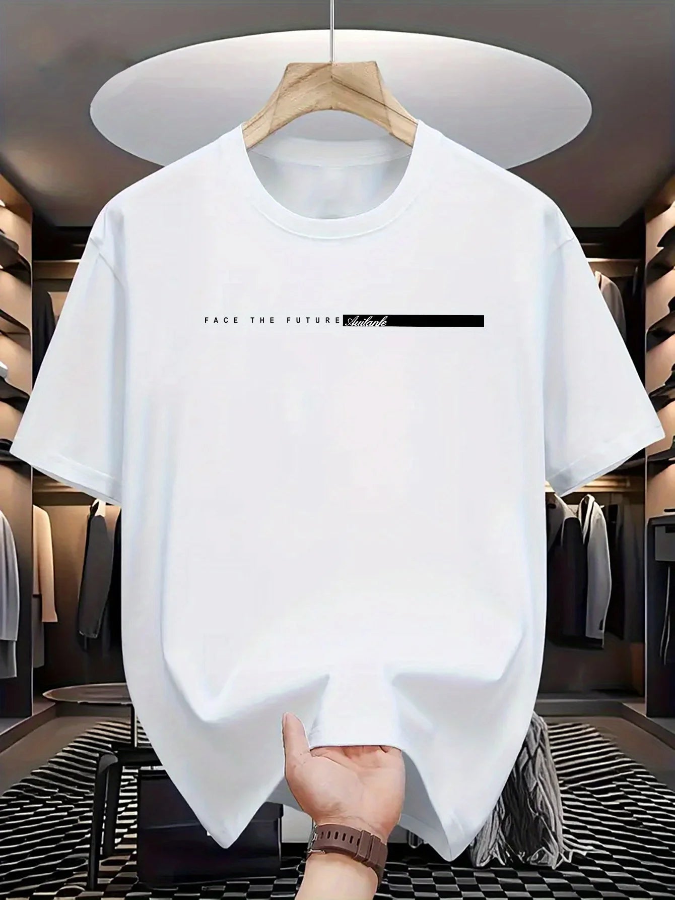 Men's Graphic Print Oversized T-Shirt