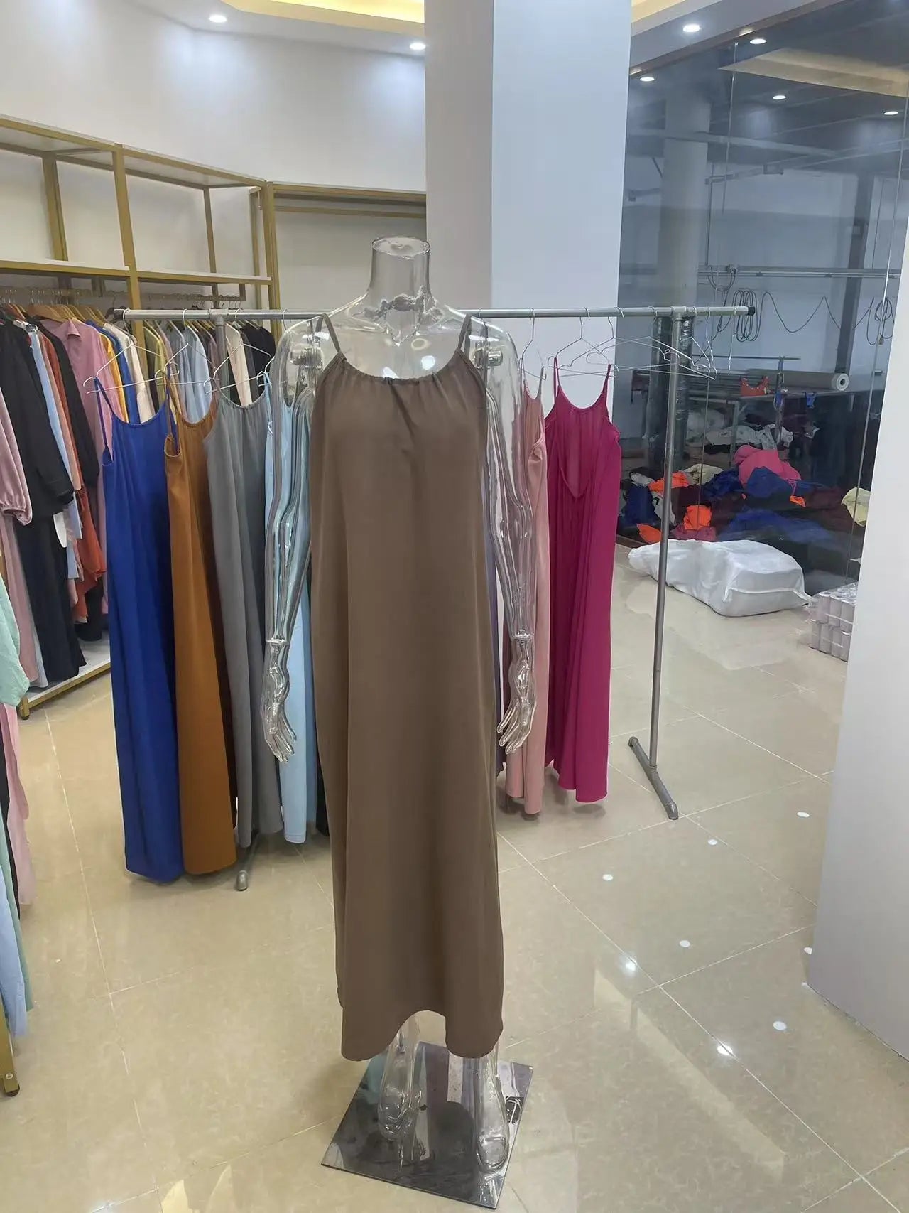 Women's Strapless Maxi Dress