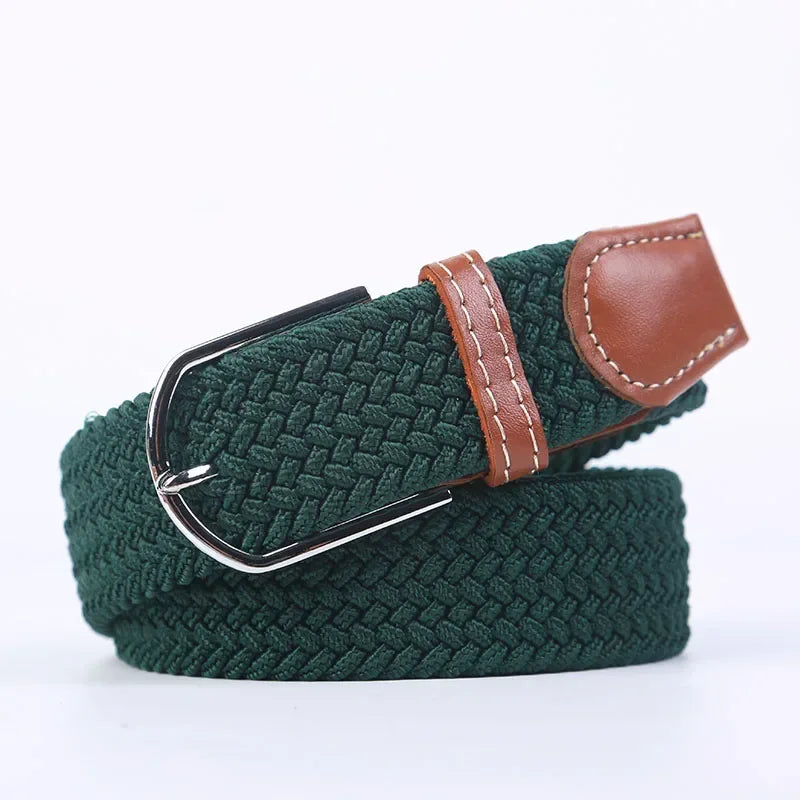Unisex Braided Canvas Belt