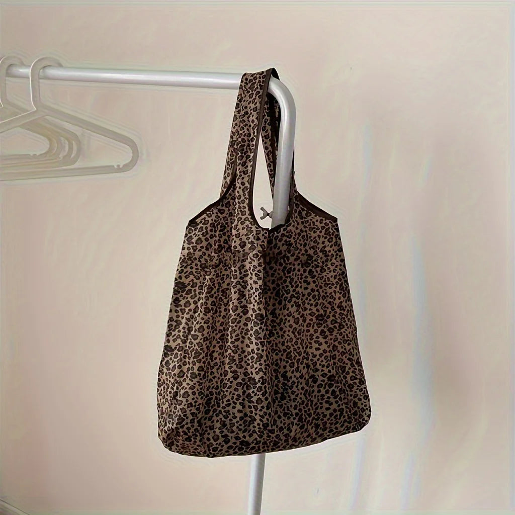 Leopard Print Tote Bag