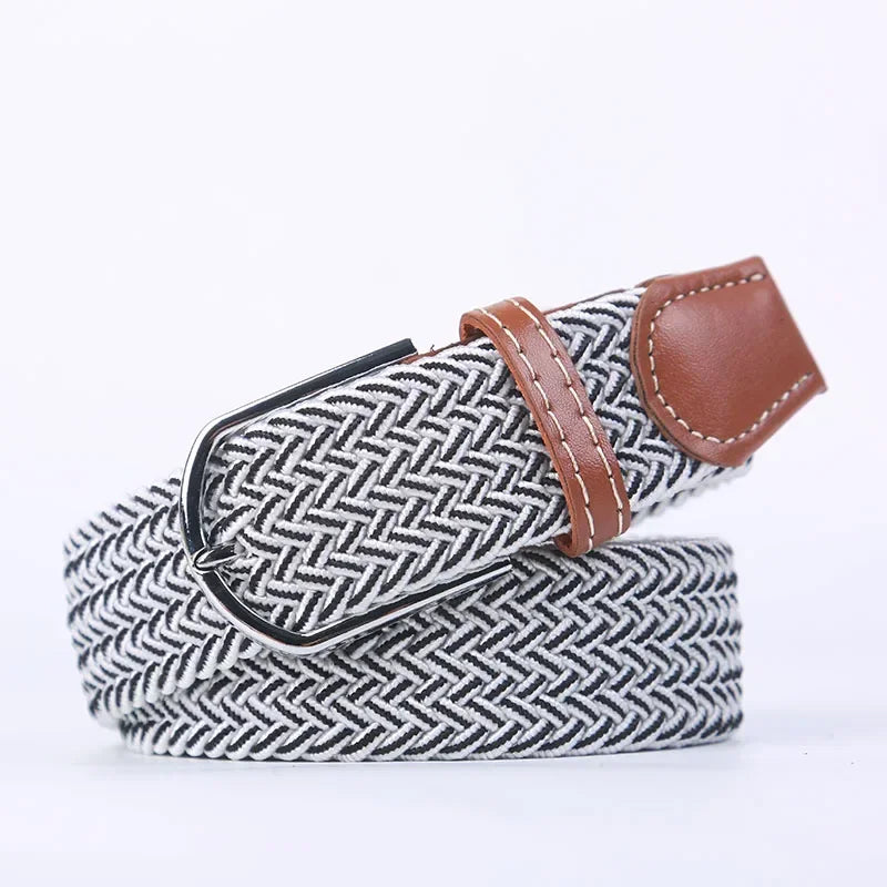 Unisex Braided Canvas Belt